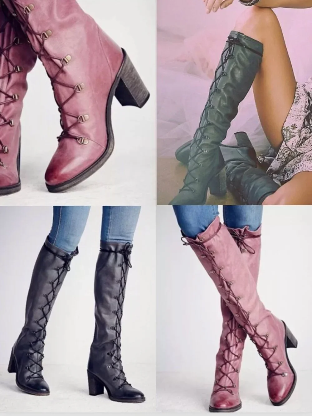 FREE PEOPLE Memphis Lace Up Boot